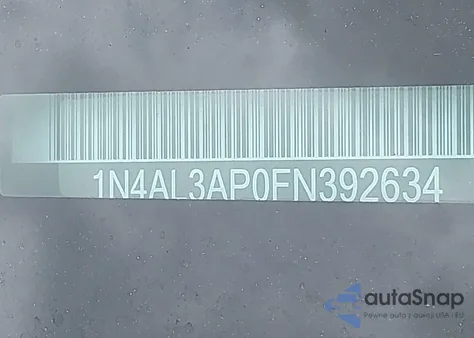 2015 Nissan Altima 2.5 S z USA, uszkodzony, nr VIN 1N4AL3AP0FN392634